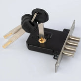 EDGH 65 mm Deadbolt Door Lock with Anti-Saw  Bolt Cylinder Deadlock for Doors Easy Open with Brass Laser Cut Keys